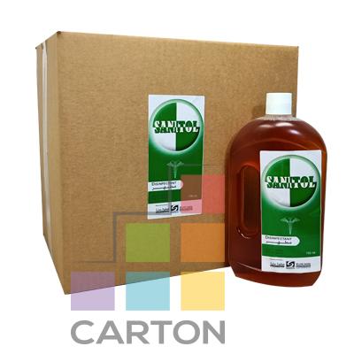 SANITOL ANTISEPTIC LIQIUID 12*750 ML